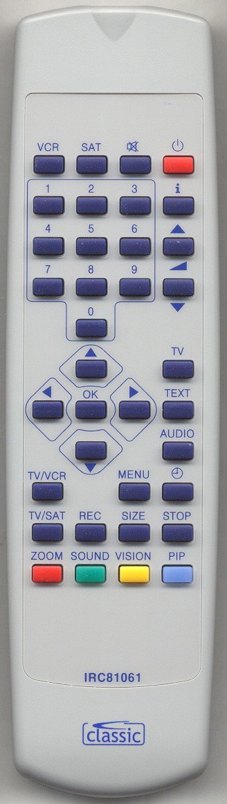 FINLUX RCN 601 Remote Control Alternative