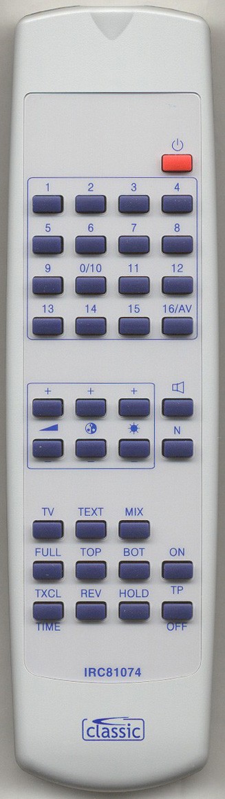 TOSHIBA 261 S4B Remote Control