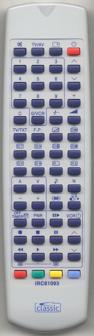 PANASONIC TX-25 W2 Remote Control