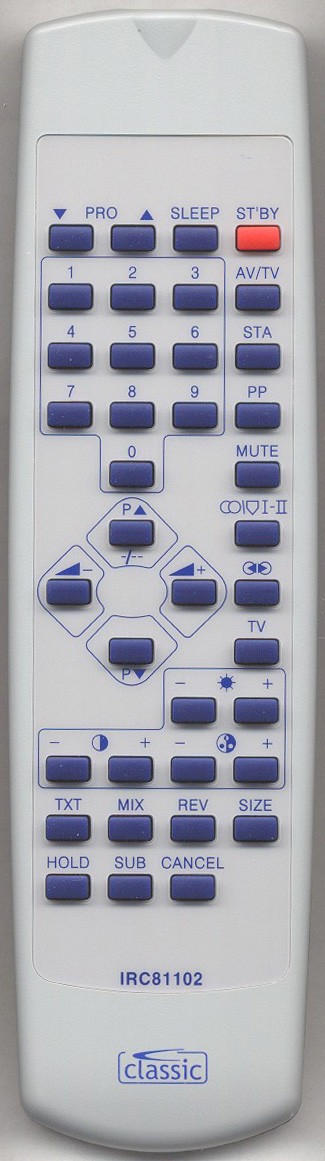 MATSUI 105-079 C Remote Control Alternative