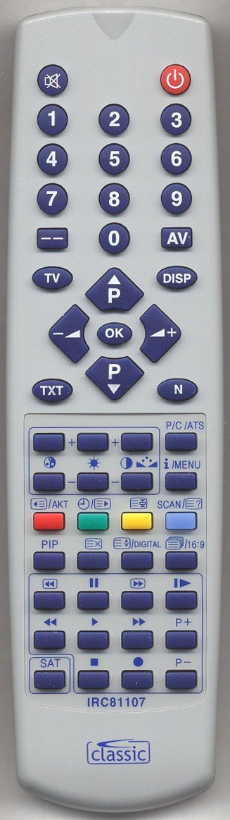Blaupunkt BP3706 Remote Control