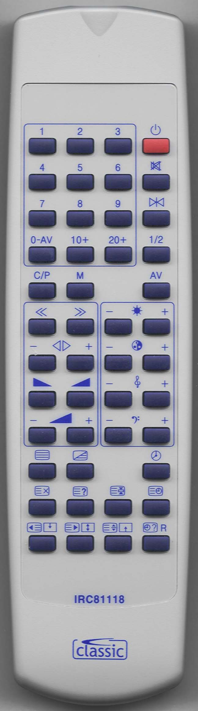 Philco SS 2890 Remote Control
