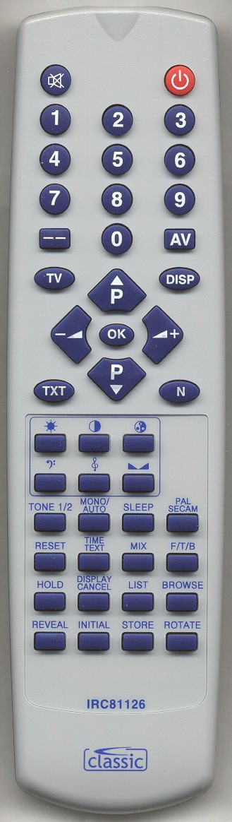 ORION COLOR 513P Remote Control Alternative