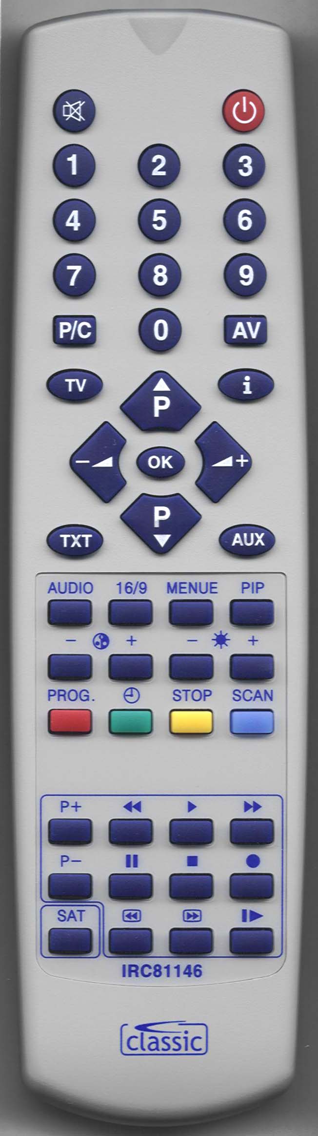 Blaupunkt IS7052VTPIP Remote Control Alternative
