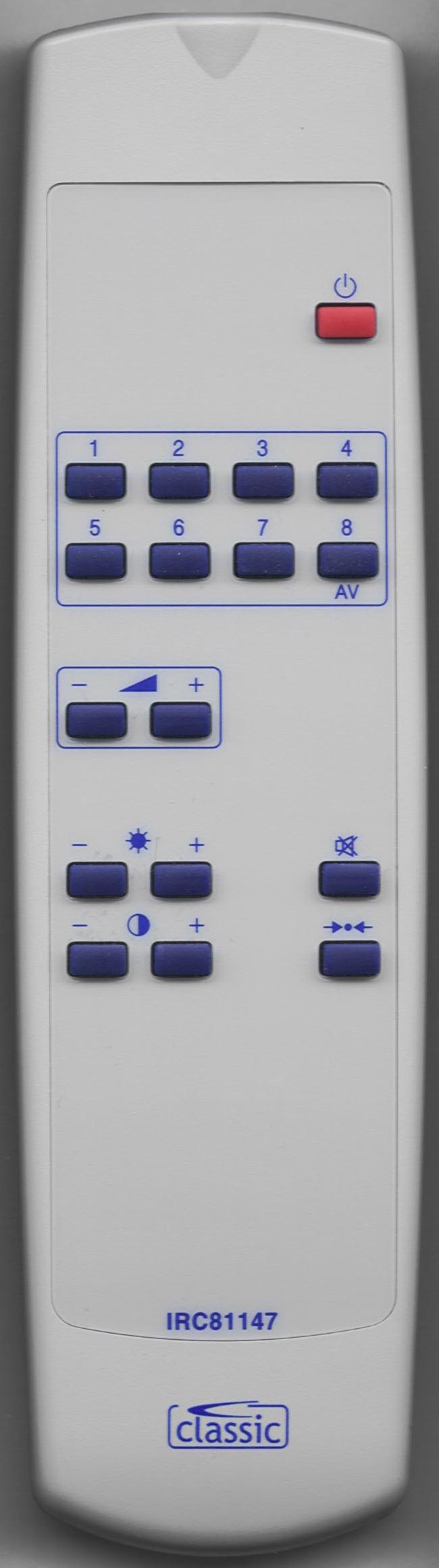 HITACHI CPT 2071 Remote Control