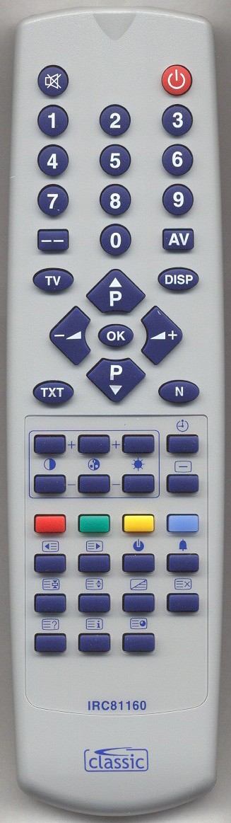 TATUNG T20 TD51 Remote Control