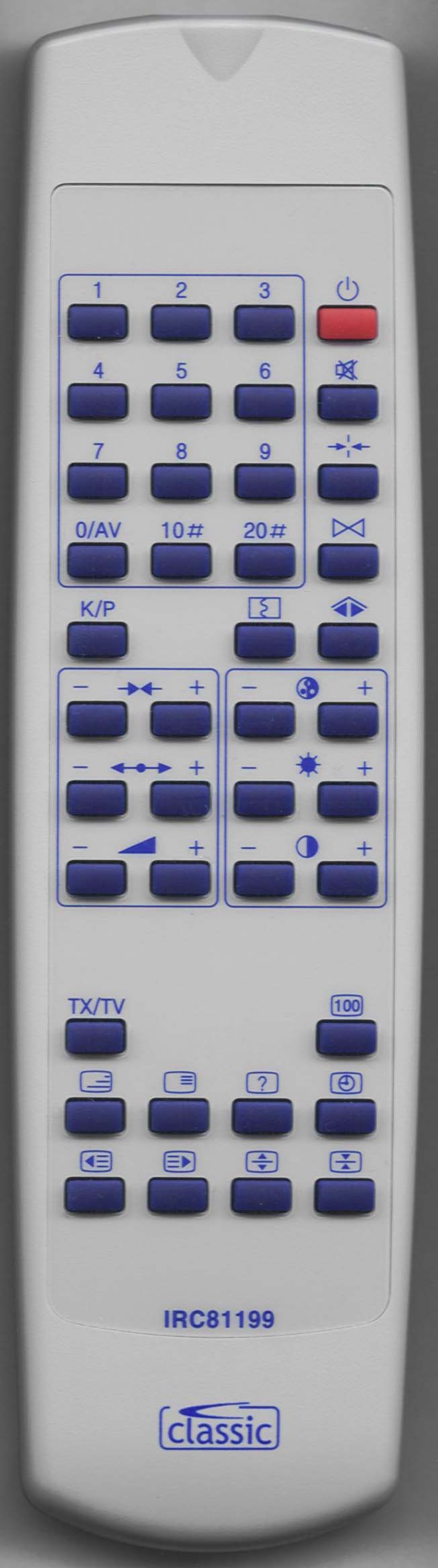 Goldstar CBT-4442 E Remote Control