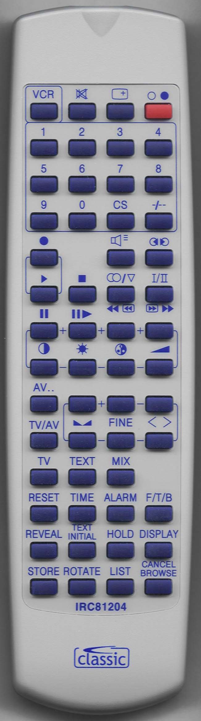 PANASONIC TX2458IR Remote Control