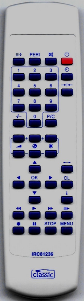 GRUNDIG TVR 4500 Remote Control