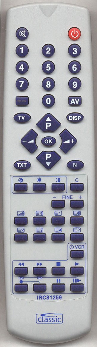 PANASONIC EUR1E51200 Remote Control