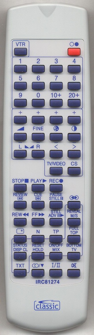 PANASONIC TC-223UR Remote Control