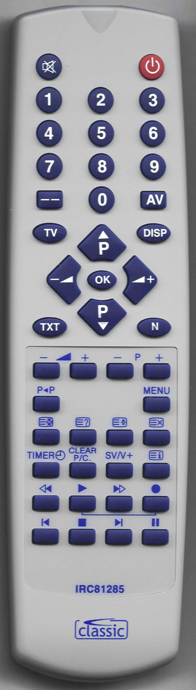 PHILIPS 14 PV172/39 Remote Control