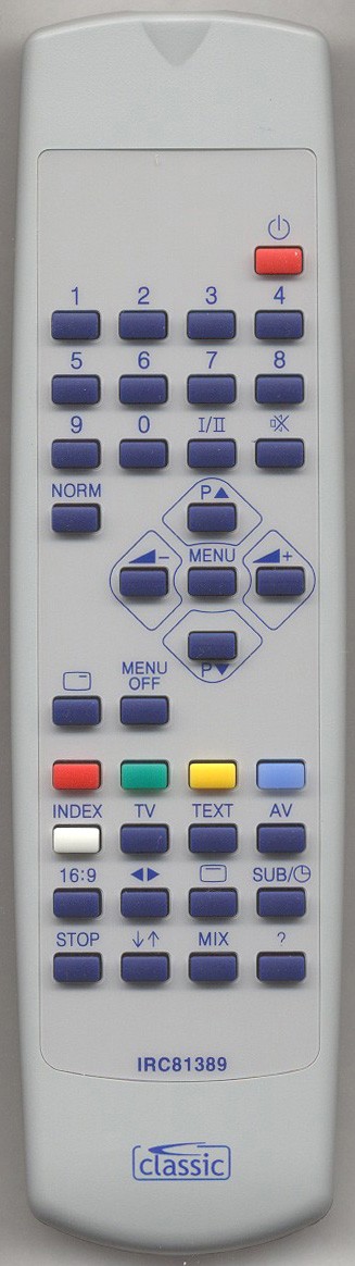 ORION TV-2844 W Remote Control