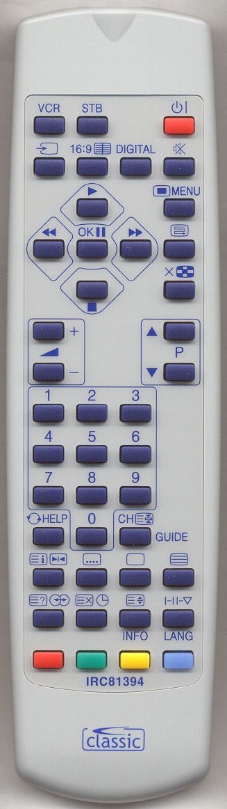 HITACHI CL 36-WF810 Remote Control