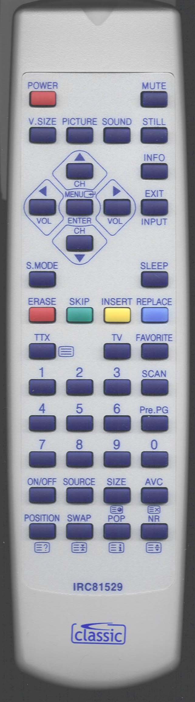 TEVION - GTV2702 Remote Control Alternative