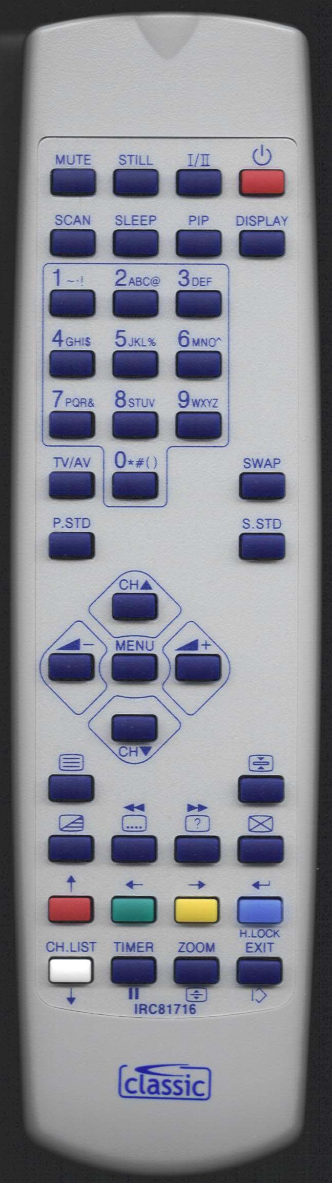 Baird MACL26A5A Remote Control