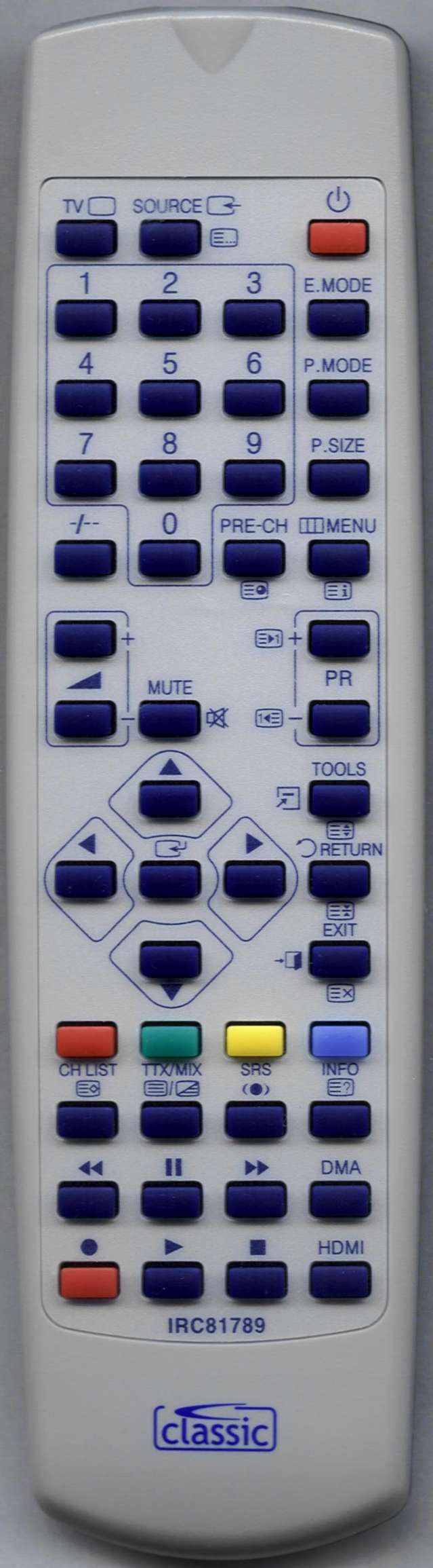 SAMSUNG LA37A550P1R Remote Control Alternative
