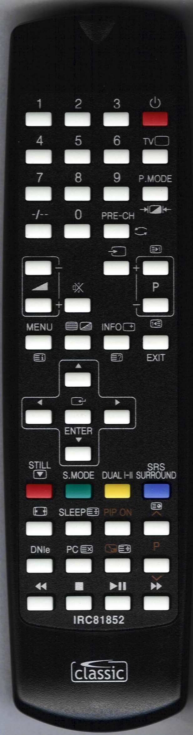 Samsung LS32A33WX Remote Control
