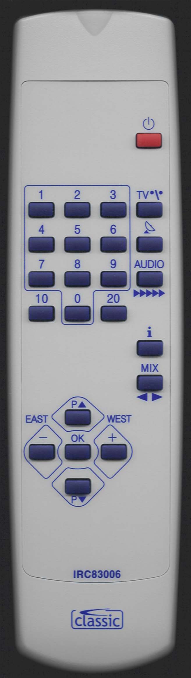 Blaupunkt SR6000 Remote Control