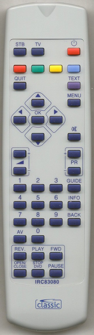 THOMSON DTI 1000 Alternative Remote Control