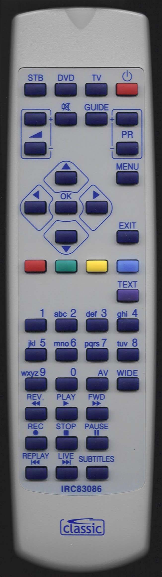 THOMSON DTI 2305 Alternative Remote Control