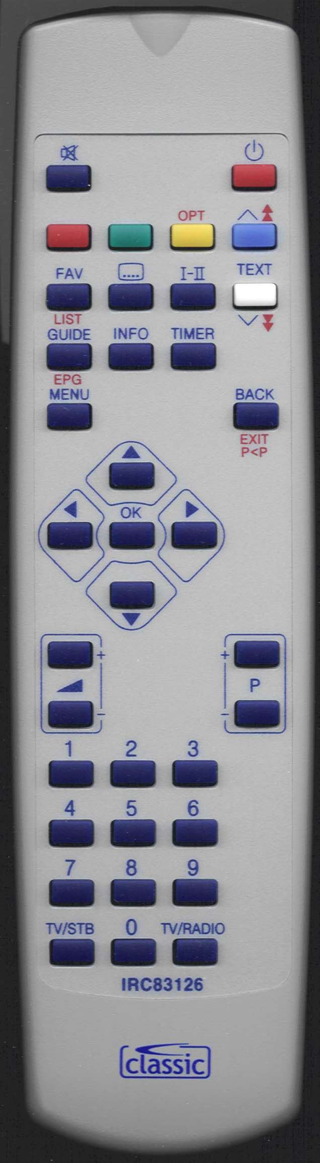 PHILIPS DTR 500/05 Alternative Remote Control