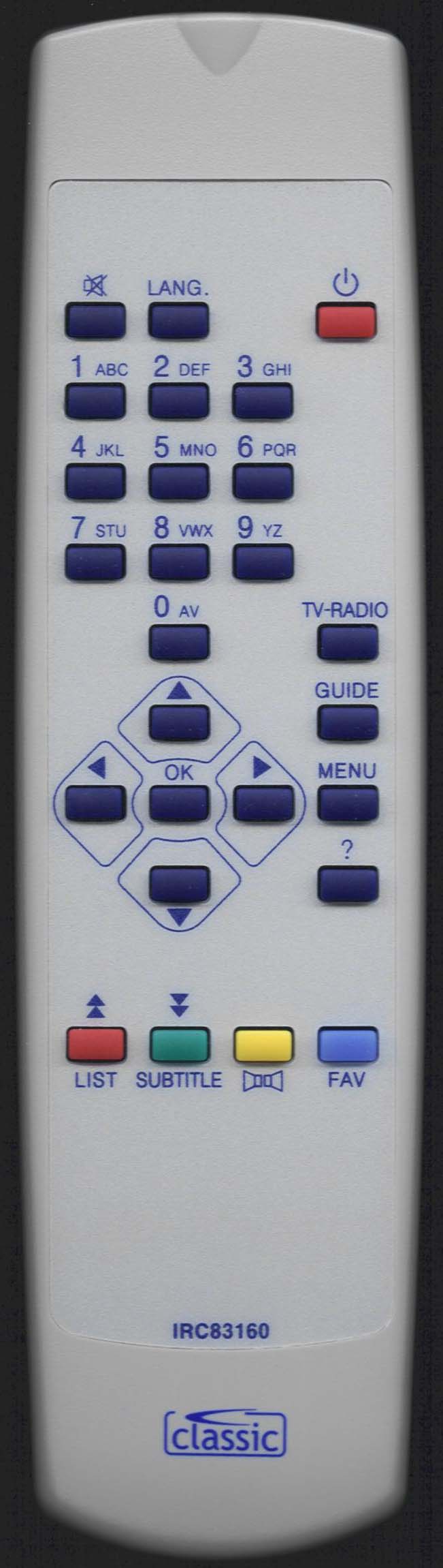 TRIAX DVB 171S Remote Control Alternative