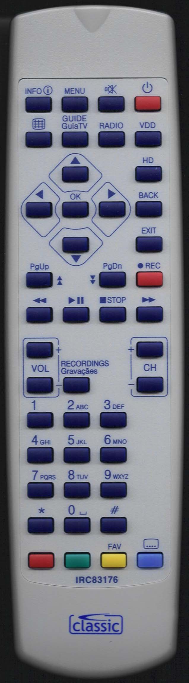 PHILIPS DSR 7121/22 Remote Control