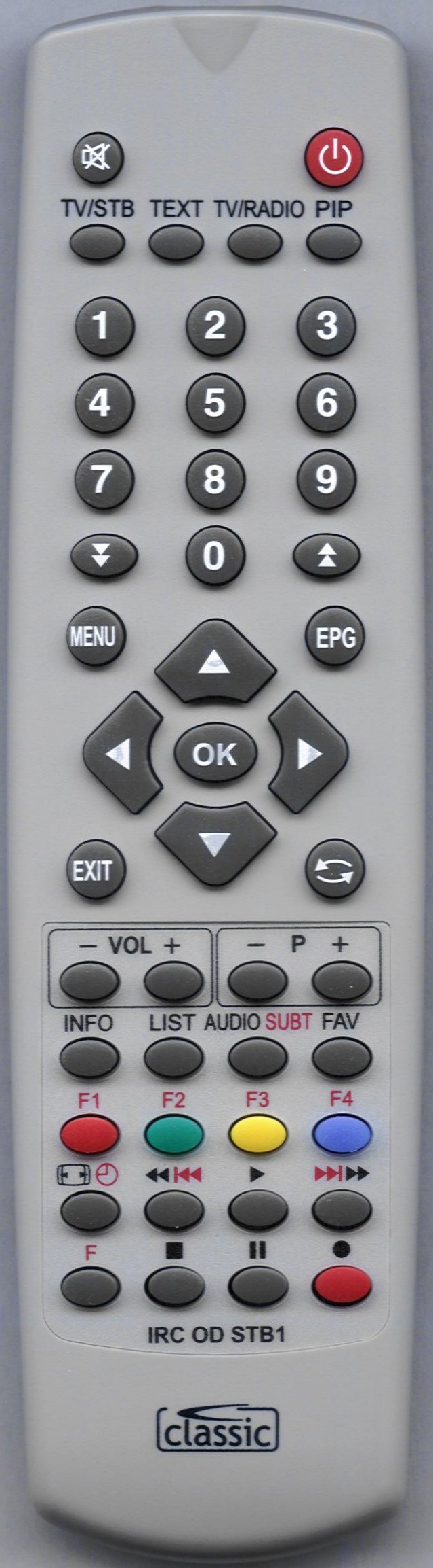 TOPFIELD SBX-3100 NEXT Remote Control