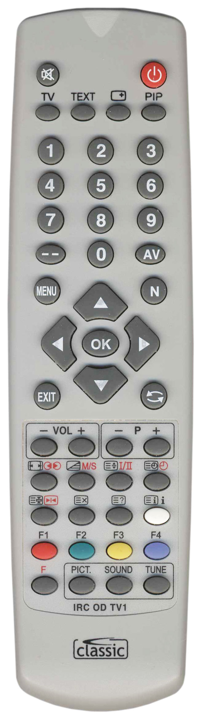 TECHNOSONIC 504C2601101 Remote Control 