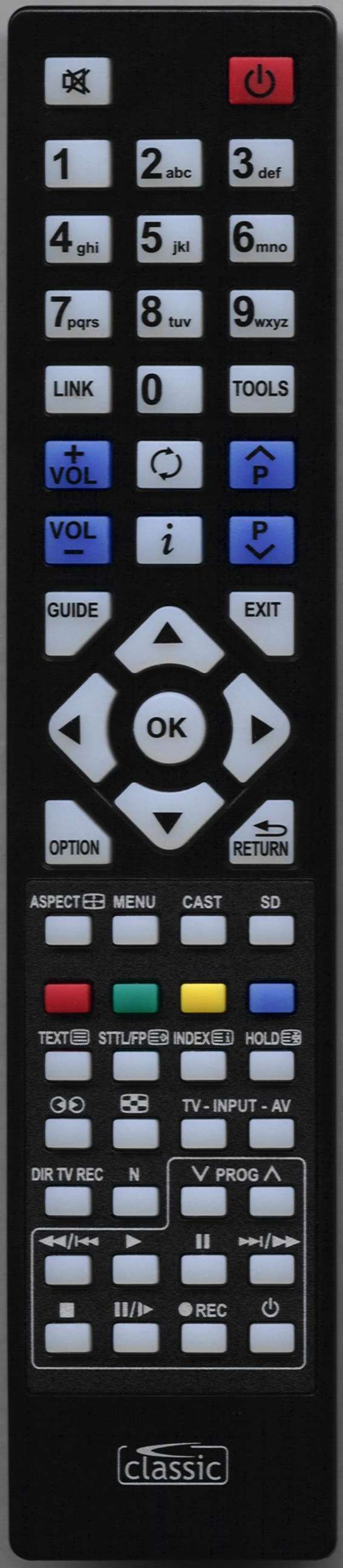 PANASONIC TXP42X10YS Remote Control Alternative