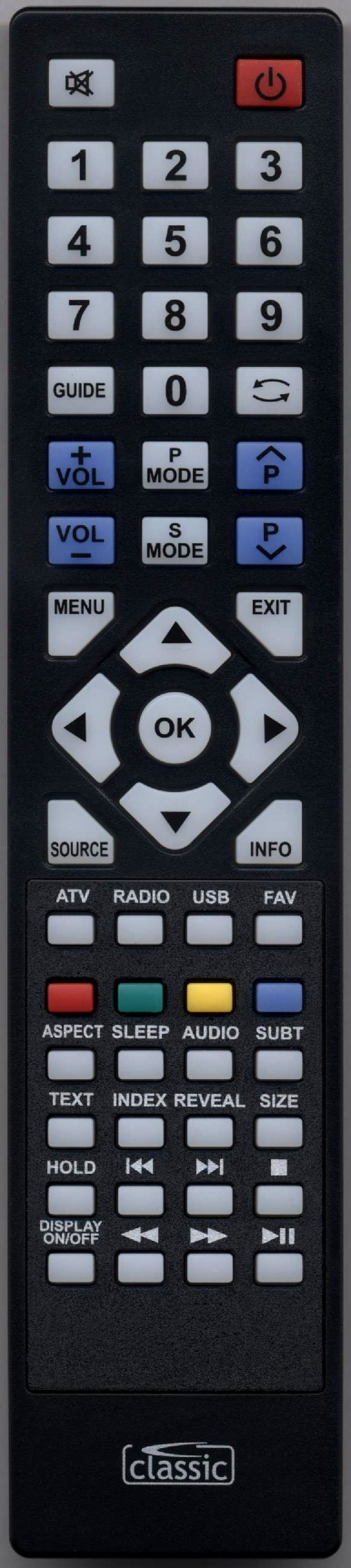 Emotion X2369EGBFTCUUK Remote Control Alternative