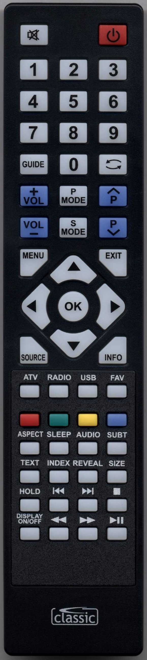 UMC - W4069G Alternative Remote Control