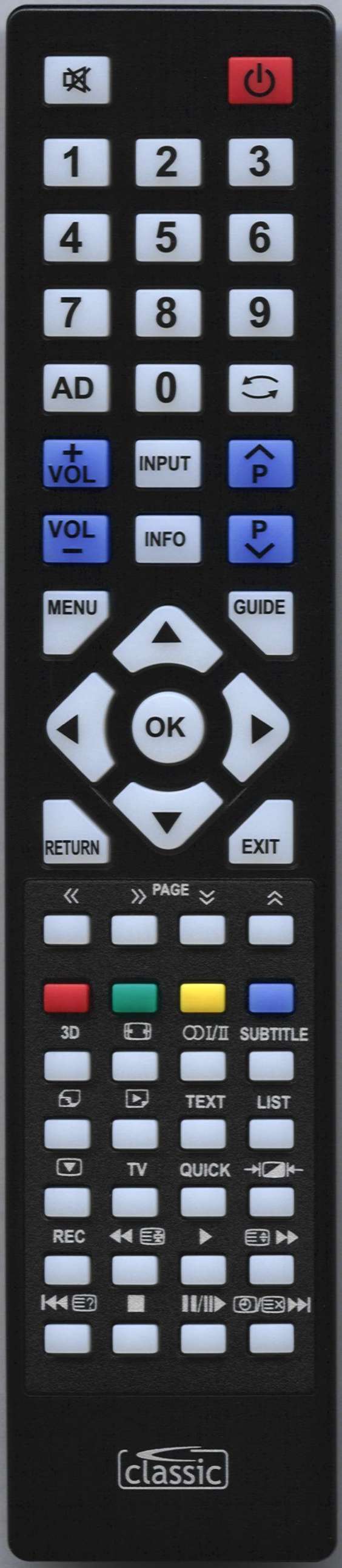 TOSHIBA CT-90404 Remote Control Alternative