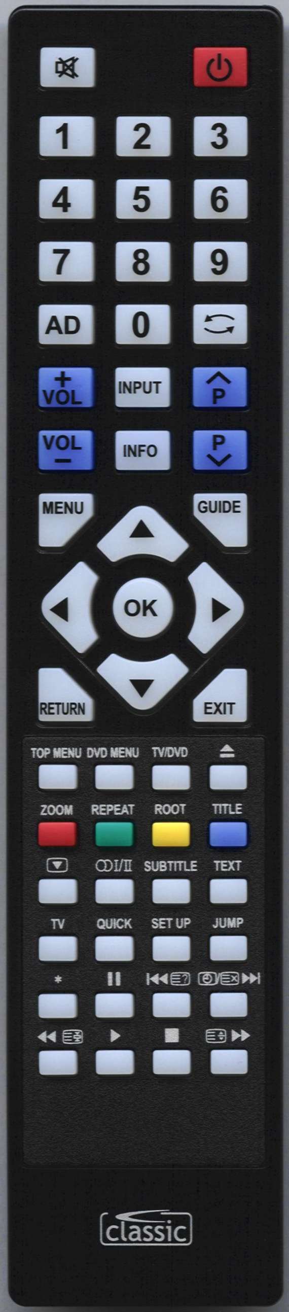 TOSHIBA 32DL934B Remote Control