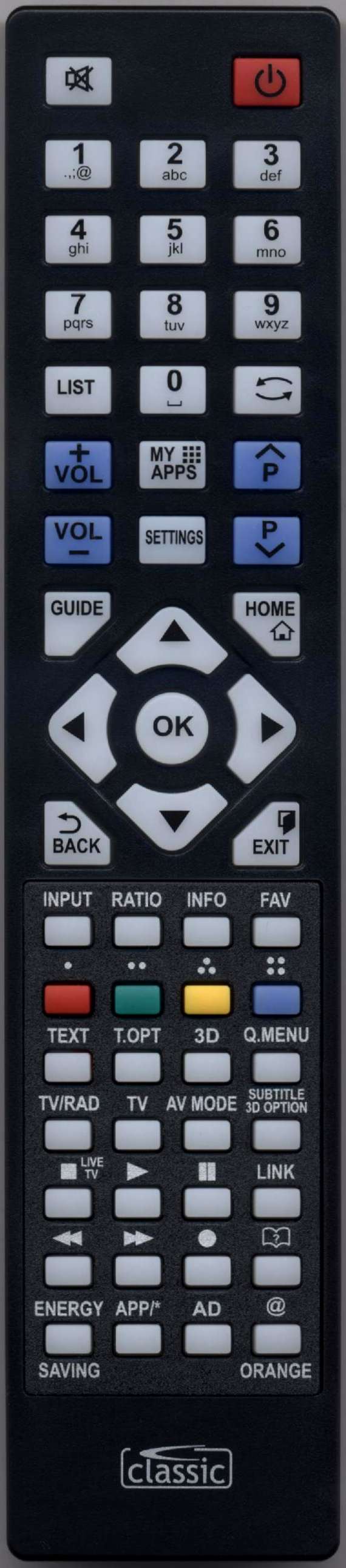 LG AKB74115502 Remote Control Alternative