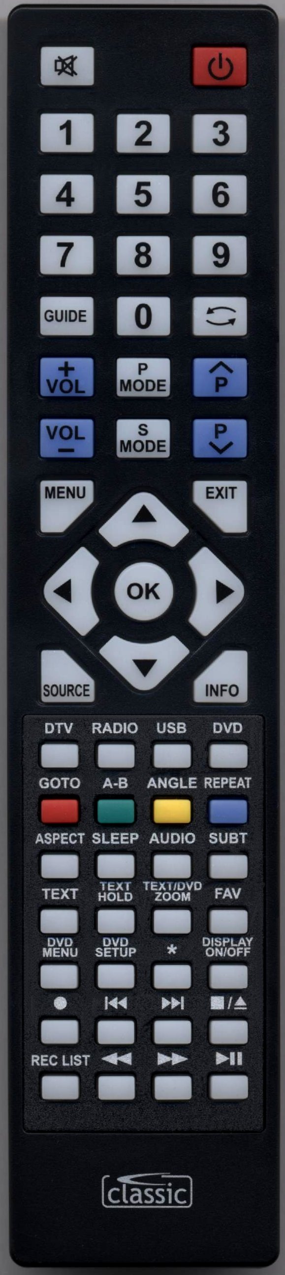TECHNIKA 32F21B-FHD Remote Control Alternative