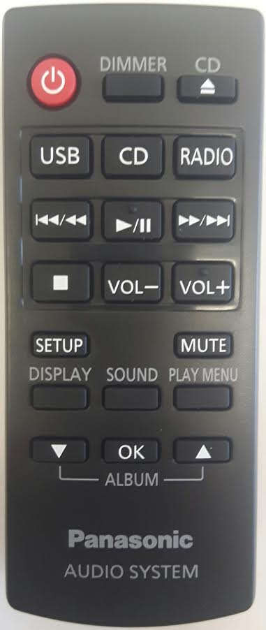 Panasonic SC-HC19EB Remote Control - Genuine Original