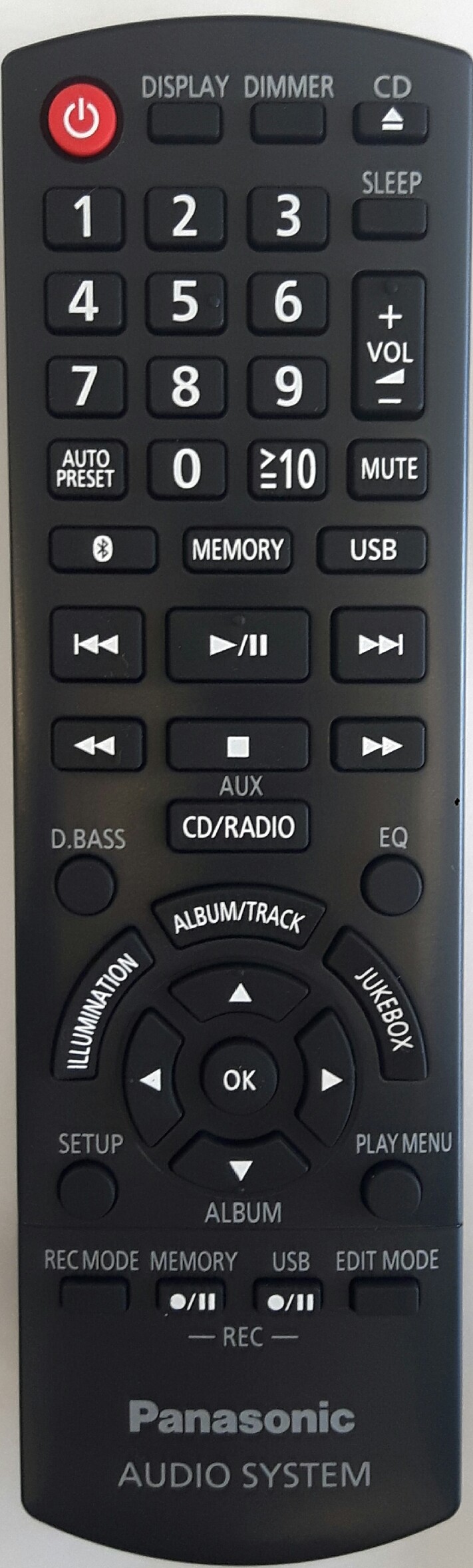 Panasonic SA-AKX400 Remote Control - Genuine Original
