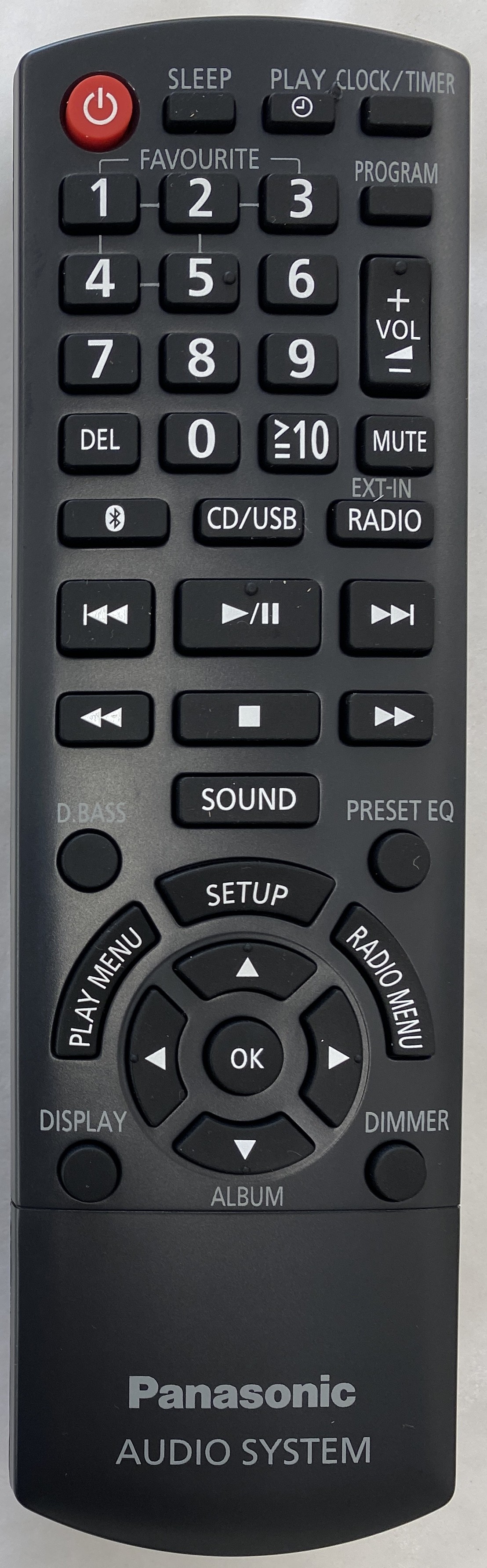 Panasonic SCHC412 Remote Control - Genuine Original
