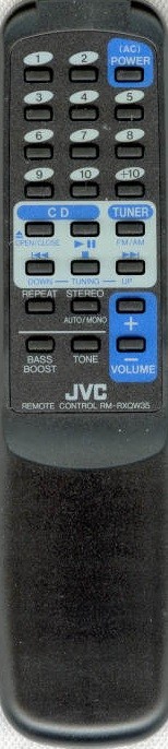 JVC RM-RXQW35 Remote Control Original