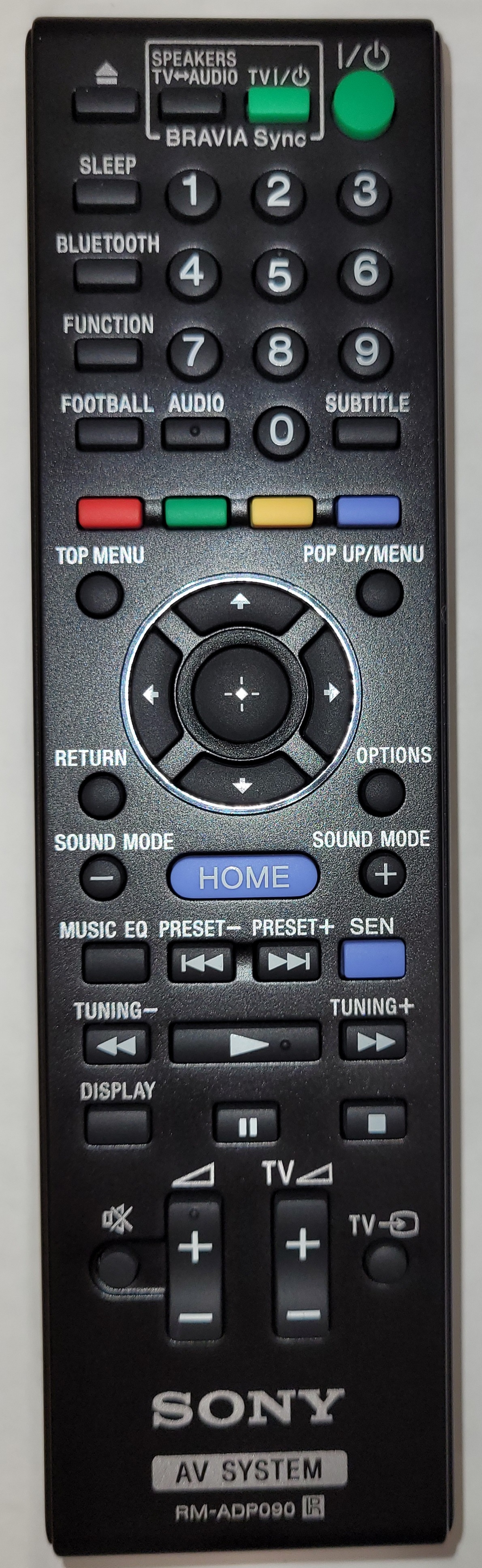Sony HBD-E2100 Remote Control - Genuine Original