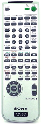 Sony MHC-ZX70 Remote Control - Genuine Original