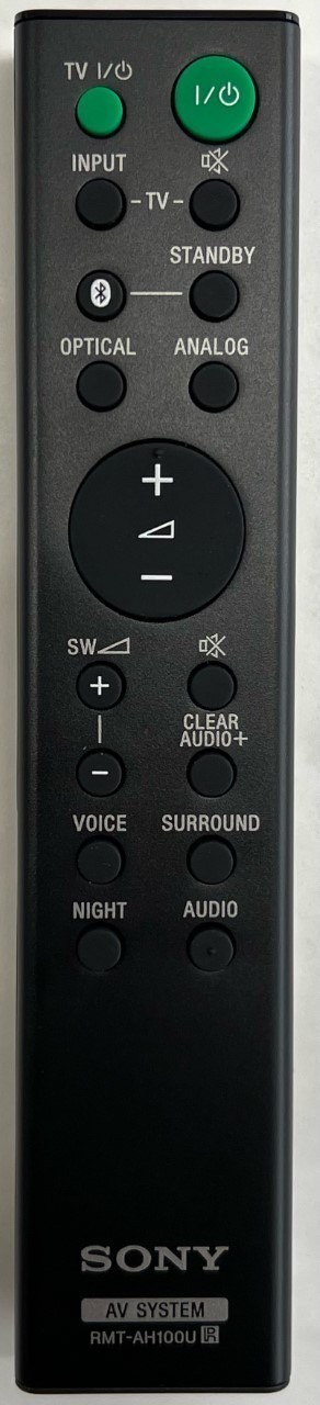 SONY HTCT180 Remote Control Original