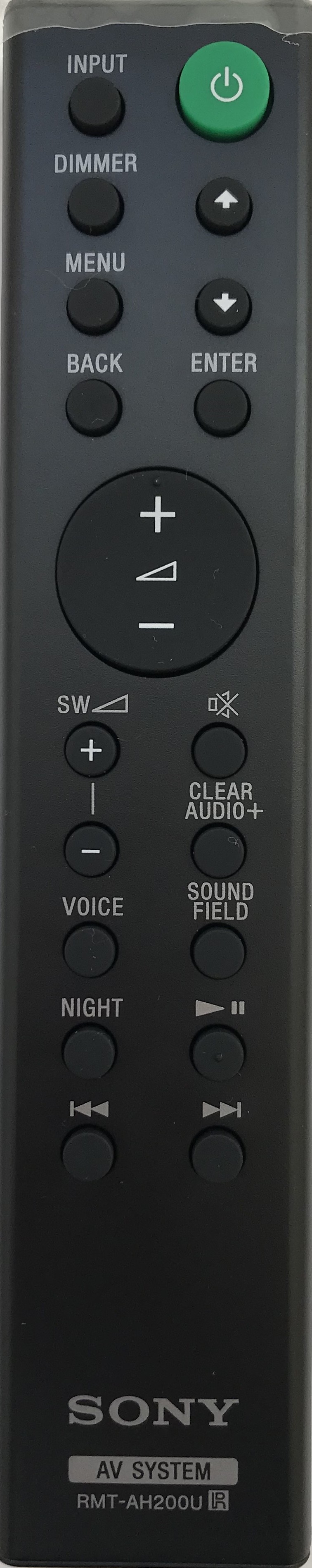 Sony 1-493-155-11 Remote Control - Genuine Original