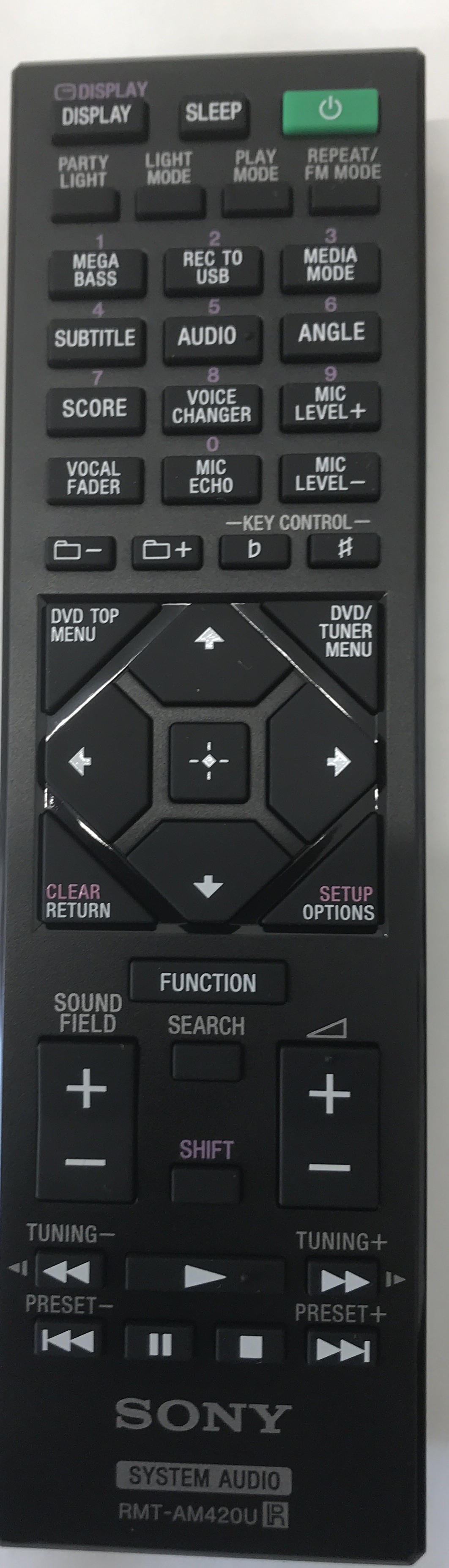 Sony MHC-V42D Remote Control - Genuine Original