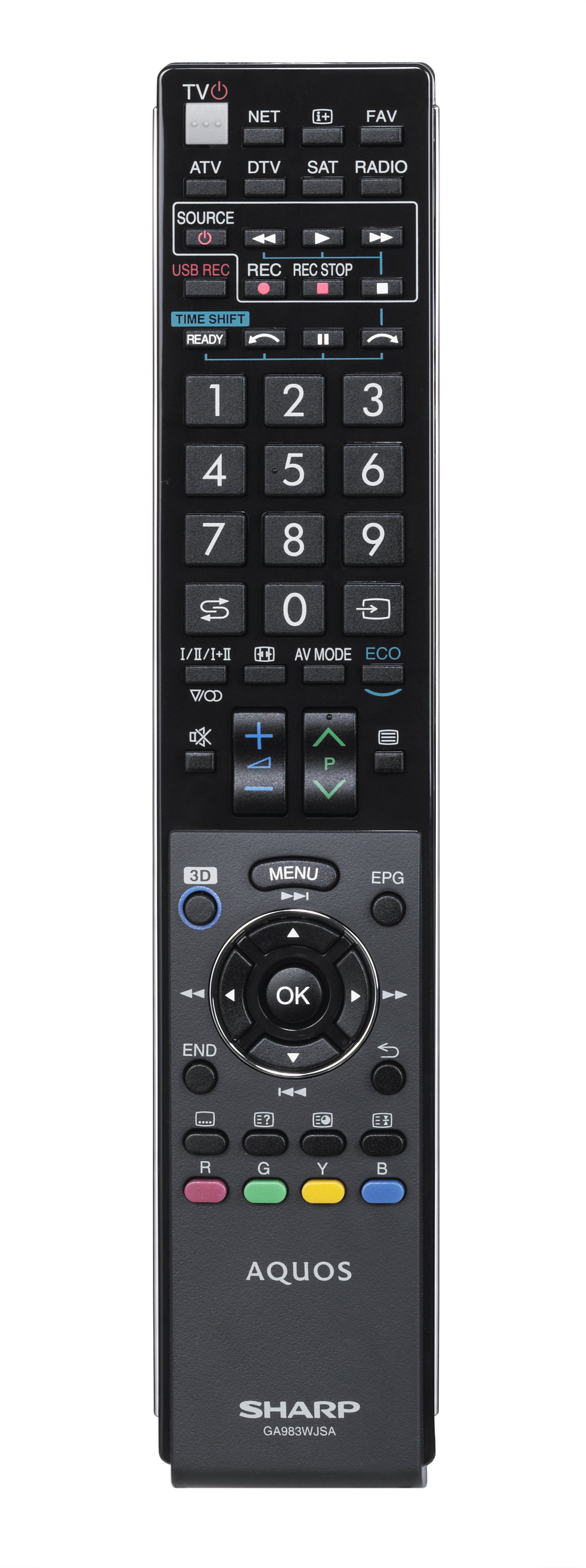 Sharp LC50LE751K Remote Control - Genuine Original