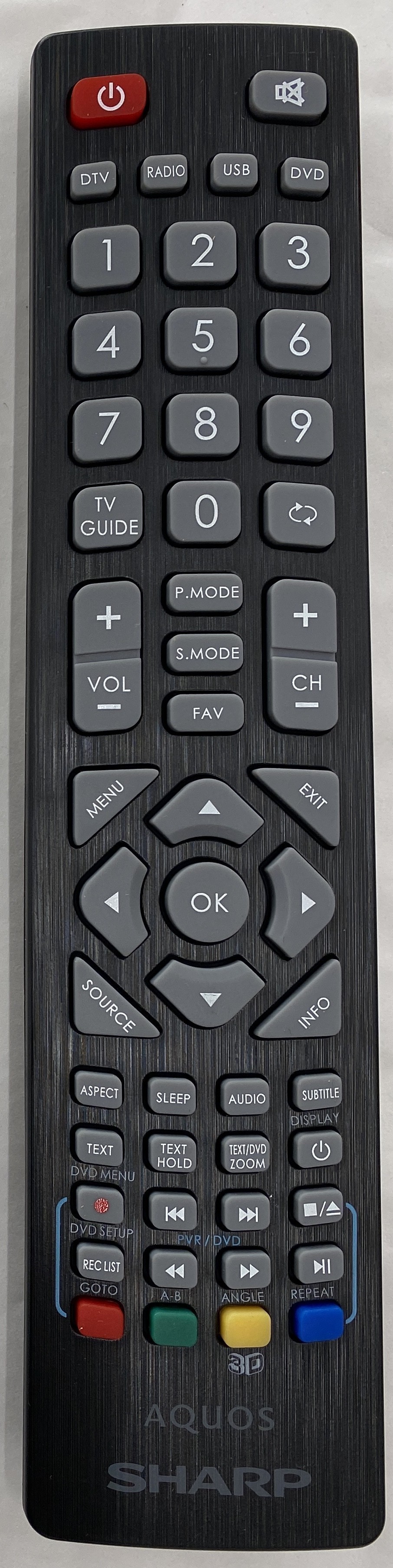 Sharp 1T-C24BB0EC2NB Remote Control - Genuine Original
