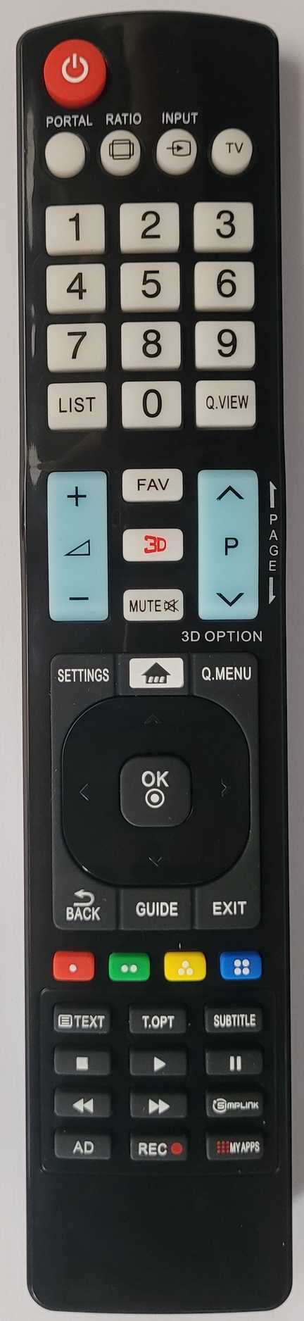 LG 24LT662VB Remote Control Replacement