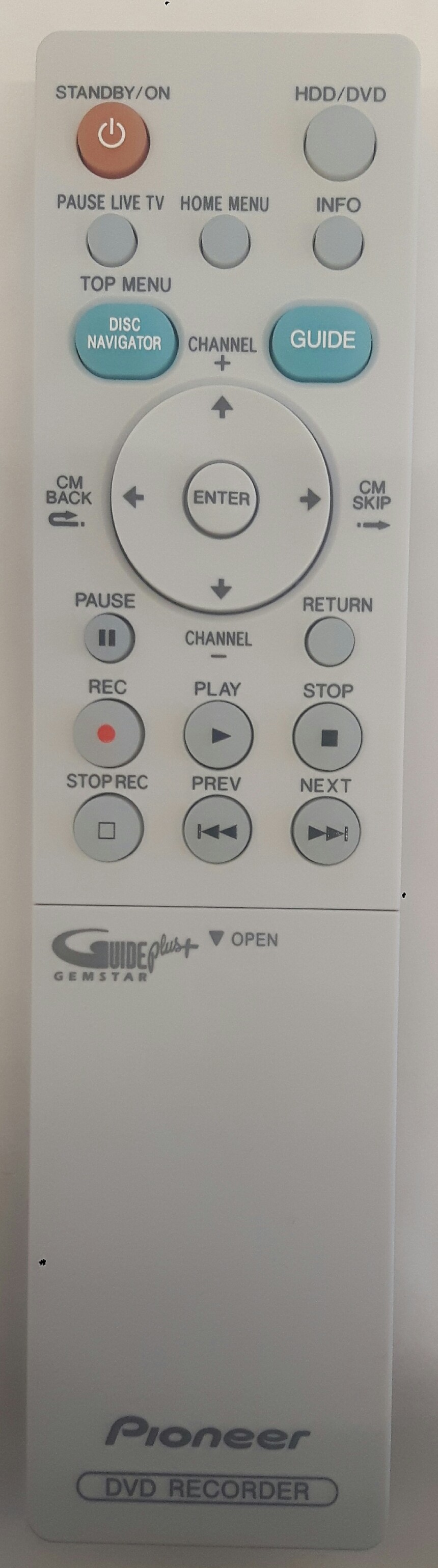 Pioneer DVR540H Remote Control - Genuine Original